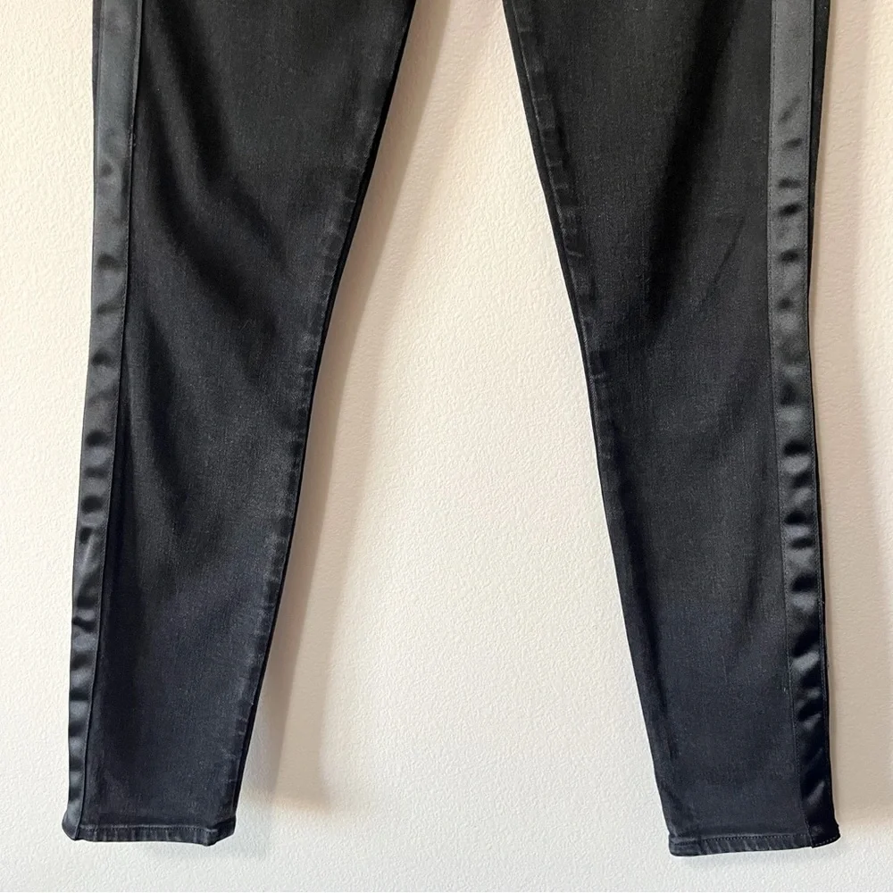 Veronica Beard Jeans Emma Skinny Mid Rise Onyx Black Size 28